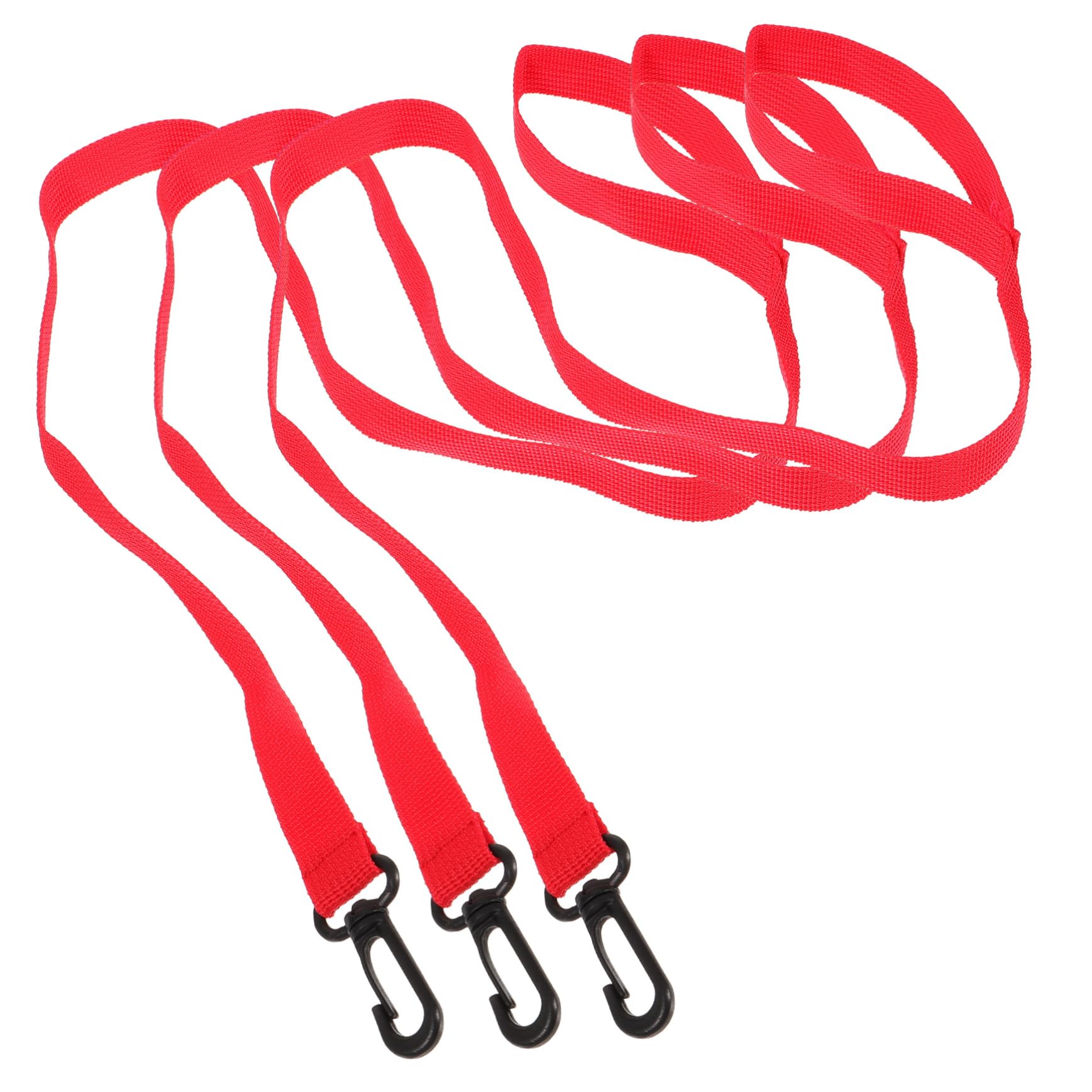 3Pcs Toddler Walking Safety Leash, Nylon Plastic, Portable Stray-Proof Child Reins for Outdoor Walking and Camping, Red, Suitable for Children and Toddlers