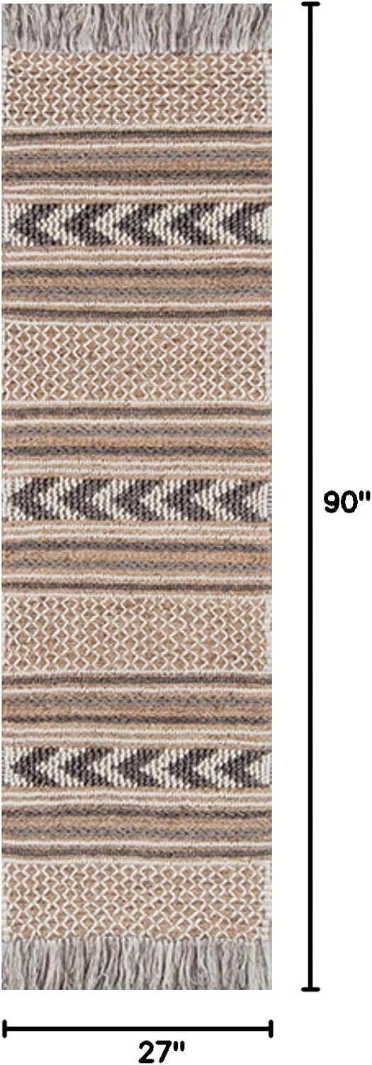 Momeni Esme Area Rug, 2'3" X 7'6" Runner, Charcoal