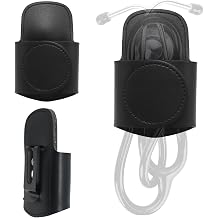 Stethoscope Holder Compatible with EKO,PU Leather | Lightweight,Medical Core 500 Digital Stethoscope Accessory for Physicians, Nurses & Students