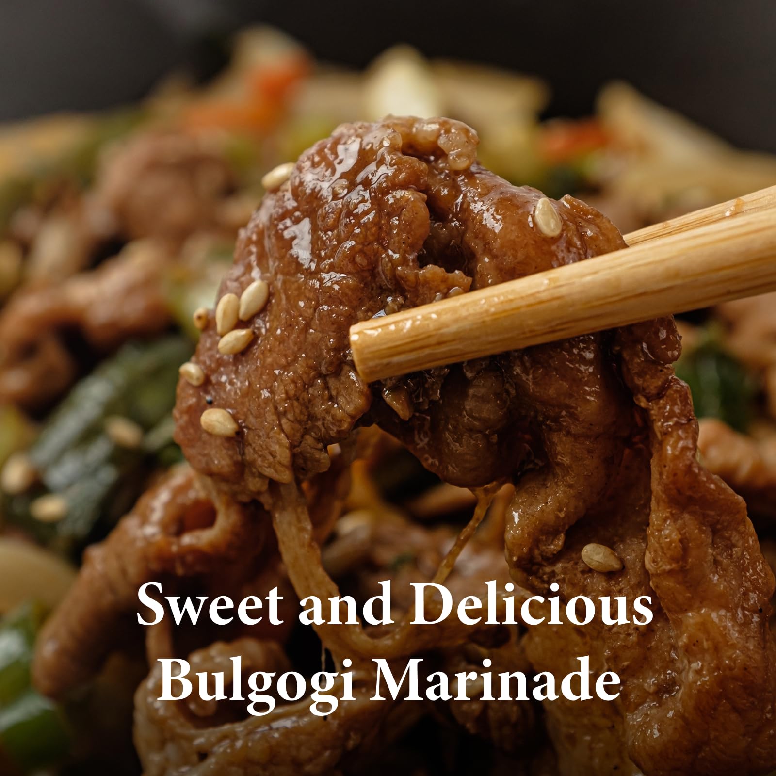 Wang Bulgogi Marinade, sabor dulce y rápido a fuego, salsa coreana para barbacoa, 32 onzas