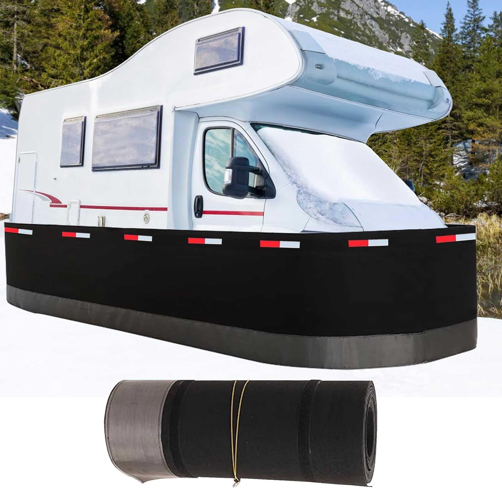 Generisch Winter mit Edelstahlboden, 0,8–0,9 m hoch, strapazierfähige Außenabdeckung für Wohnmobil, Gartenlagerung, Wind- und schneefest, langlebig und praktisch