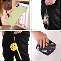 Vista 6 de cobee Correa de muñeca pequeña, 4.72 pulgadas para ajustar el dedo para el cuello, correa de mano de nailon, cordón portátil para el dedo