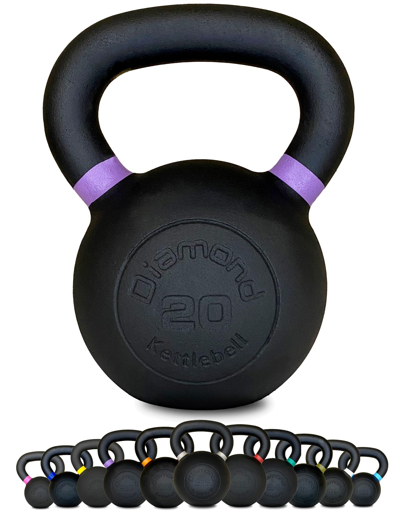 Diamond [Kettlebell Ghisa Pro 4–36 Kg
