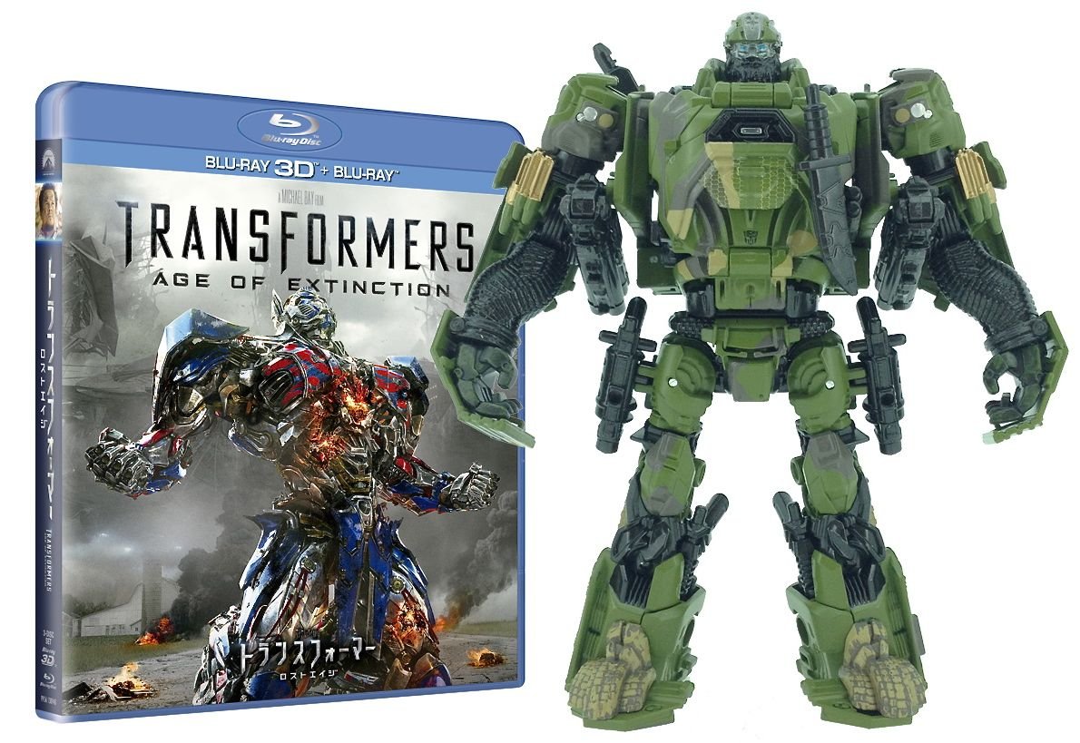 Transformers :Age of Extinction Blu-ray Amazon.co.jp LTD Ed Hound Army Camo Ver.