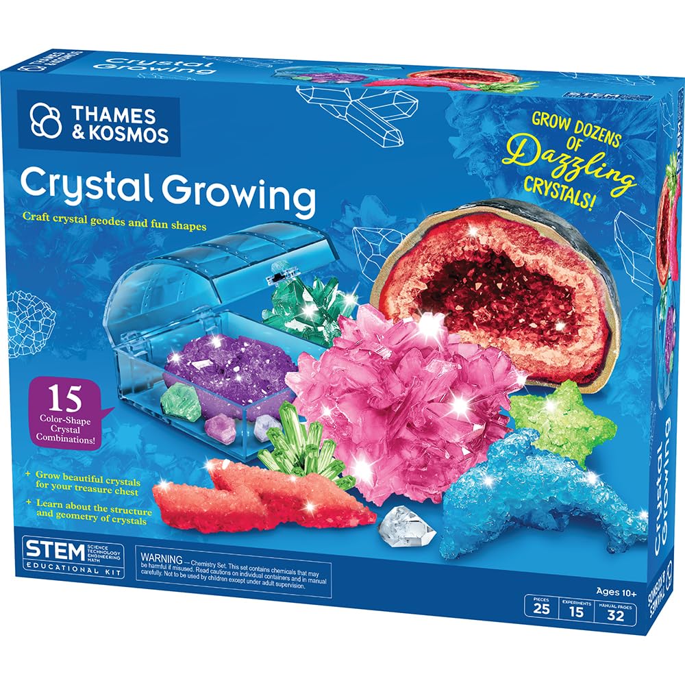 Amazon.com: Thames & Kosmos Crystal Growing | STEM Experiment Kit