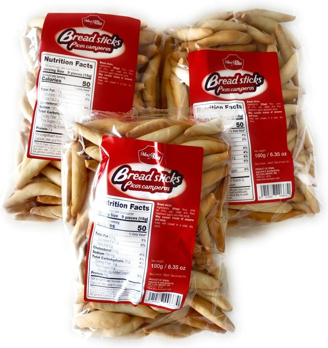 Picos Bread Sticks - Picos Camperos by Mas Aliu