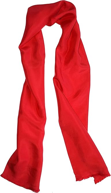 red scarf silk