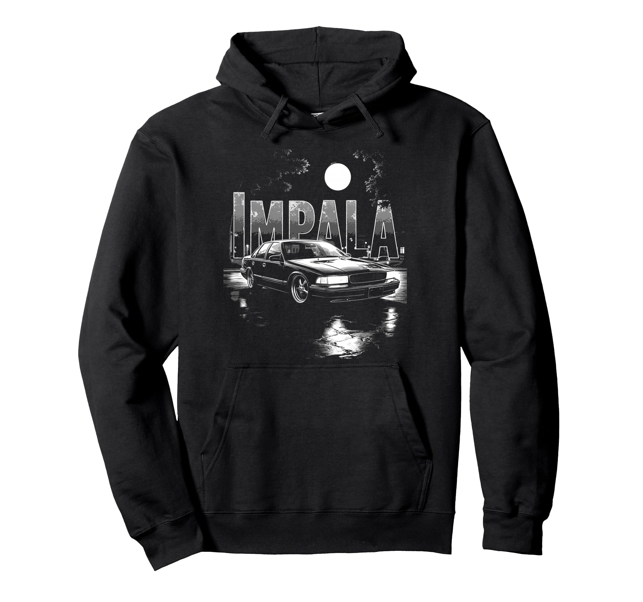 Impala B Body City Scene Impala SS Car 94-96 Coupe Impala Pullover Hoodie