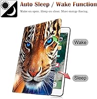 Vista 3 de CharmLife Samsung Galaxy Tab A7 Lite 2021 - Funda delgada con soporte ajustable con función de encendido y apagado automático para Samsung Tab A7