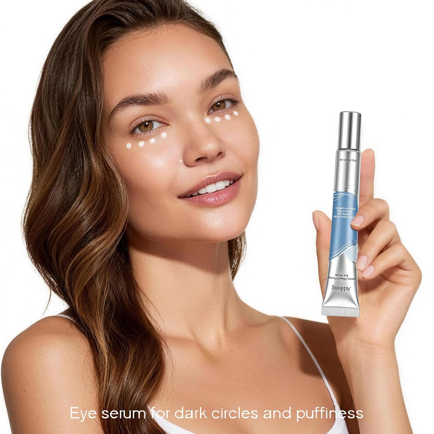 Instant Firming Eye Serum, Anti-Aging Formula for Under Bags, Wrinkles, Fine Lines & Crow's Feet Instantly, Visibly Improves for Dark Circles Under Eye Treatment, Instant Face Lift Cream, 20g,2 PackZD