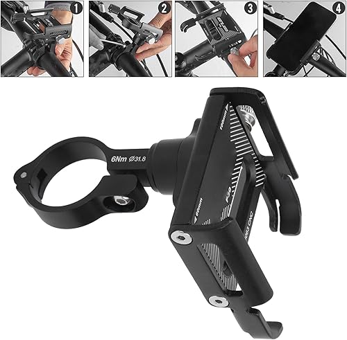 Miniatura 2 de Soporte de aluminio para teléfono celular P30, soporte ajustable para teléfono celular - para 2.362-3.937 in - espesa la almohada - Fortalece la