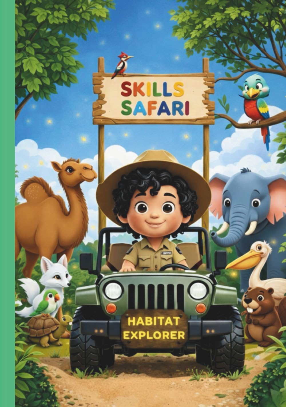 Animal Skills Safari: Explore Animal Skills and Habitats with Fun Facts, Activities & Imagination for Kids age 4 to 8 (Alphabet Safari Adventure Series: Common to Exotic Animals from A to Z)