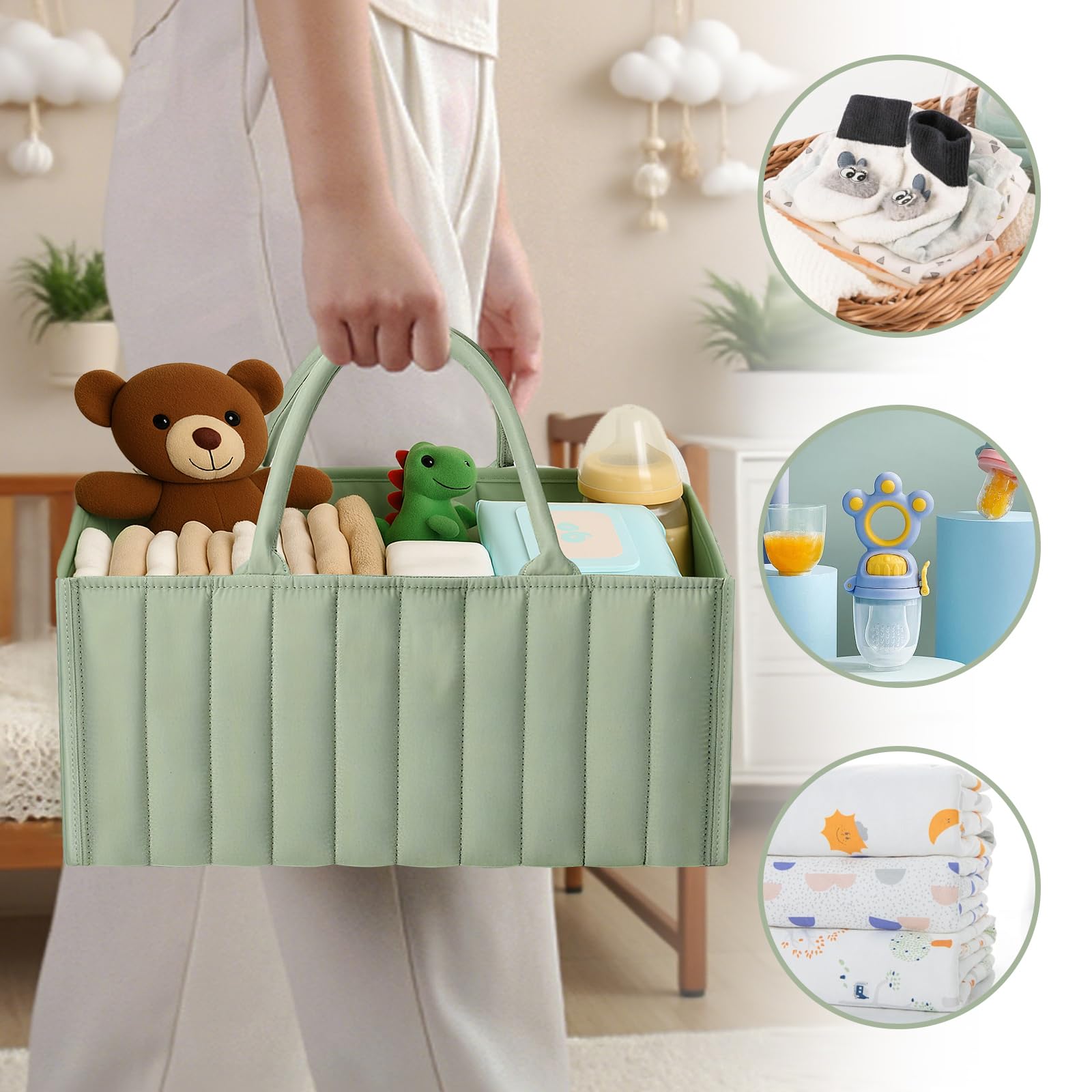 Zyluniy Panier A Langer Bebe, Organiseur à Langer Pour La