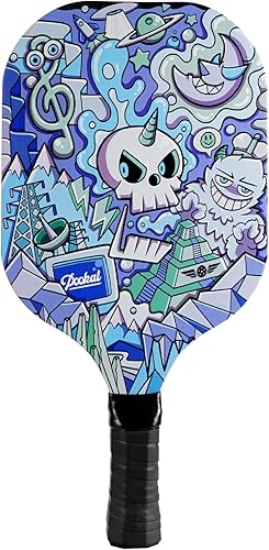 Miniatura 8 de Pickleball Paddles Set of 4 with 4 Premium 9-Ply Basswood Paddles & 4 Pickleballs & 2 Handle Grips Tape & 2 Pickleball Belts & Carry Bag for