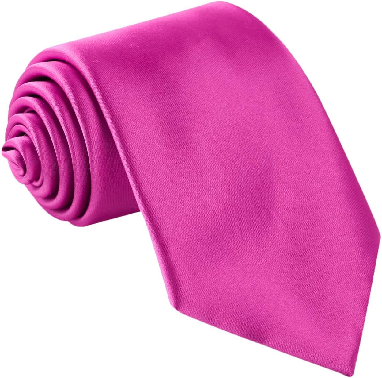 Mens Solid Satin Tie For Men,Handmade Neckties With Multiple Colors+Gift Box