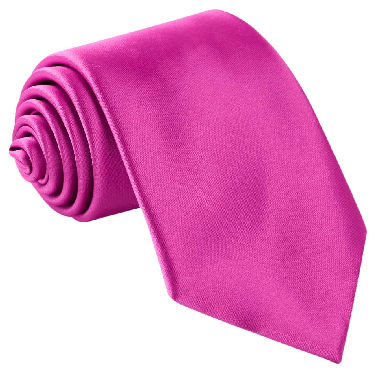 Mens Solid Satin Tie For Men,Handmade Neckties With Multiple Colors+Gift Box