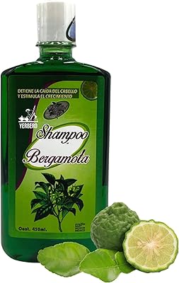 YERBERO - Shampoo De Bergamota Natural Life 450 ml (15.2 Fl Oz) | Sulfate Free & Paraben Free.
