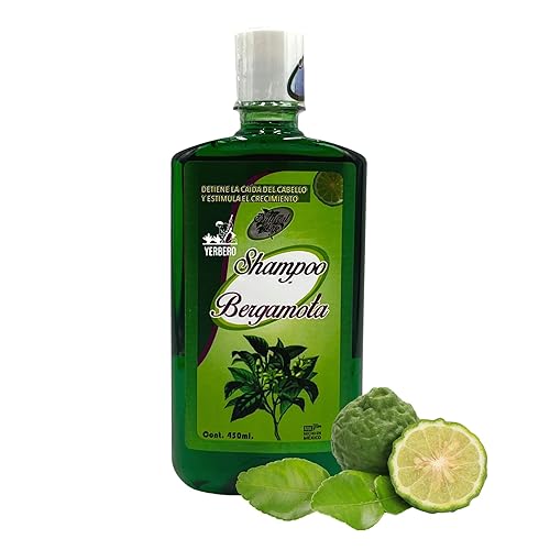 Champú De Bergamota Natural Life 15.2 fl oz (15.2 Fl Oz)  Sin sulfatos y sin parabenos.