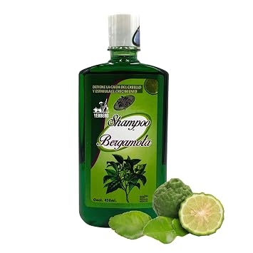 YERBERO - Shampoo De Bergamota Natural Life 450 ml 15.2 Fl Oz | Sulfate Free & Paraben Free.