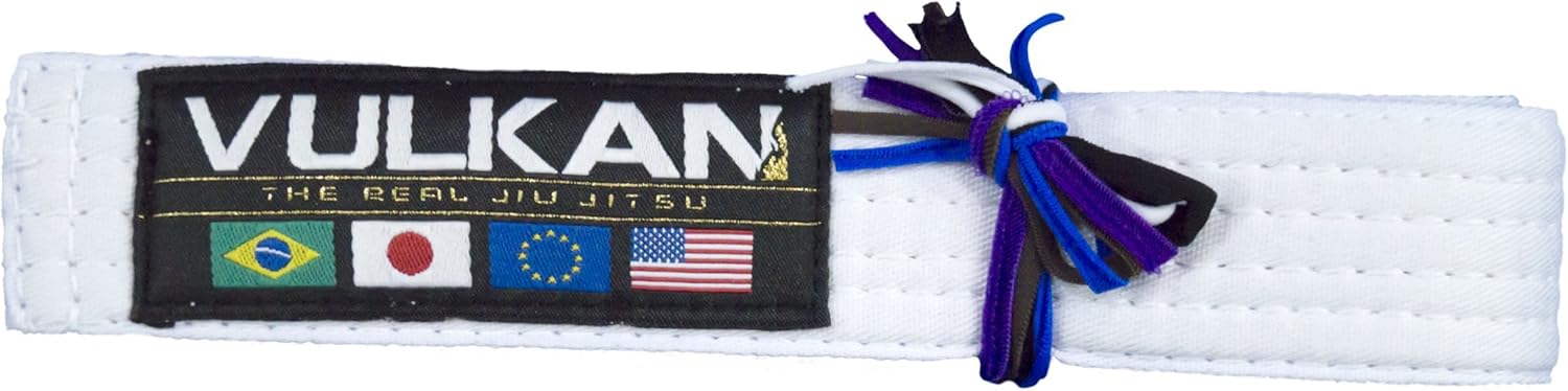 Vulkan Fight Company Brazilian Jiu Jitsu, Limited Edition Baby Girl & Boy BJJ GI, White with Pink or Blue
