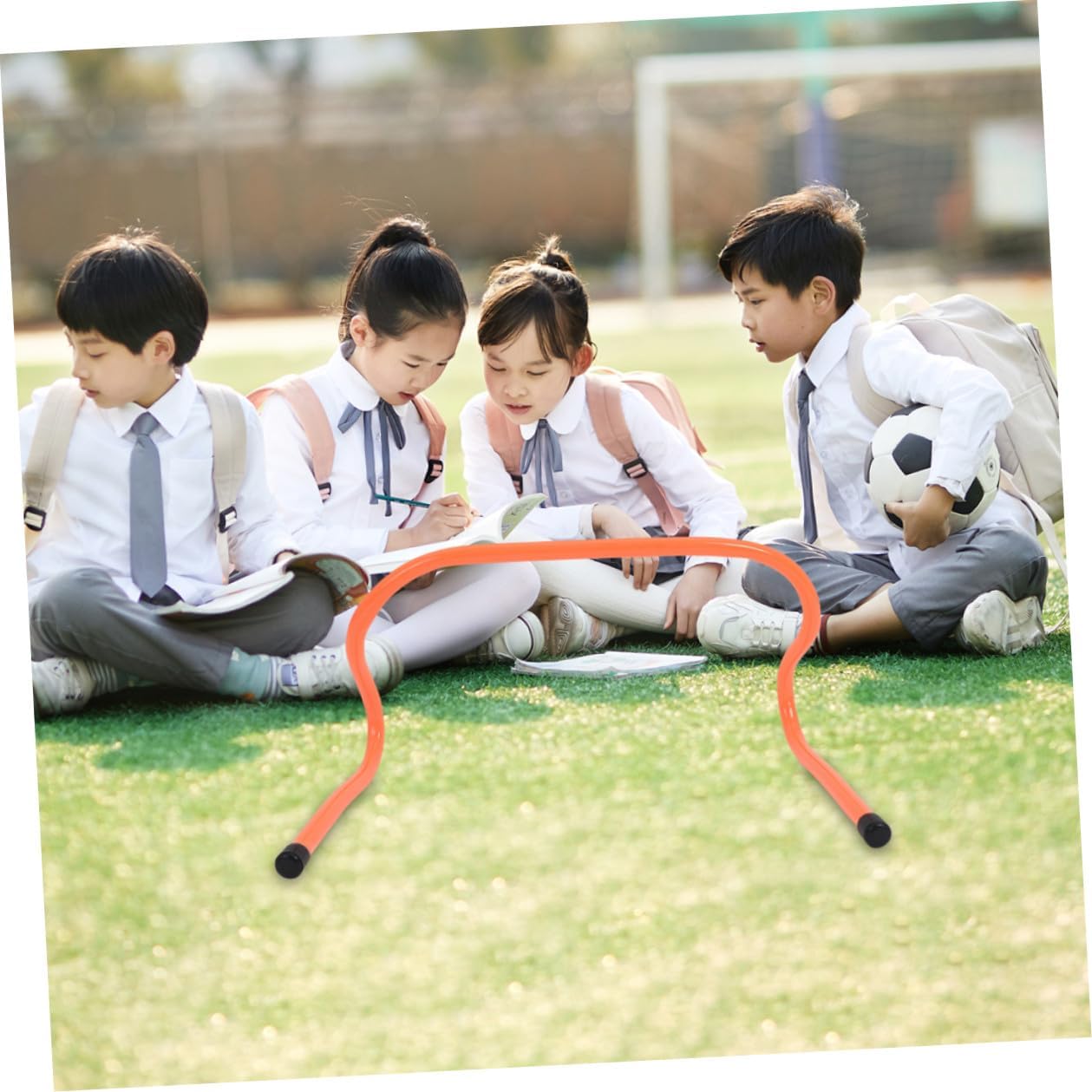 KALLORY 4pcs Plastic Speed Training Hurdles 15cm for Agility and Sports Training Equipment Football Soccer Track Field Practice