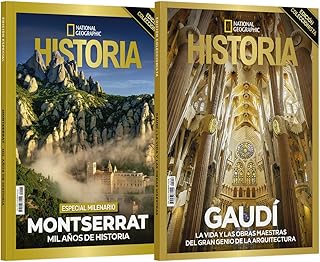 Revista Pack Edición Coleccionista de National Geographic. Contiene 2 revistas: Montserrat. Especial Milenario. Gaudí.