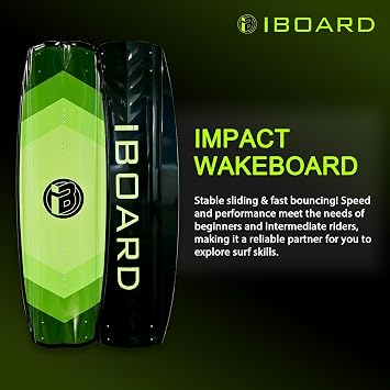 144cm Wakeboard with Fins for Beginner to Advanced Riders