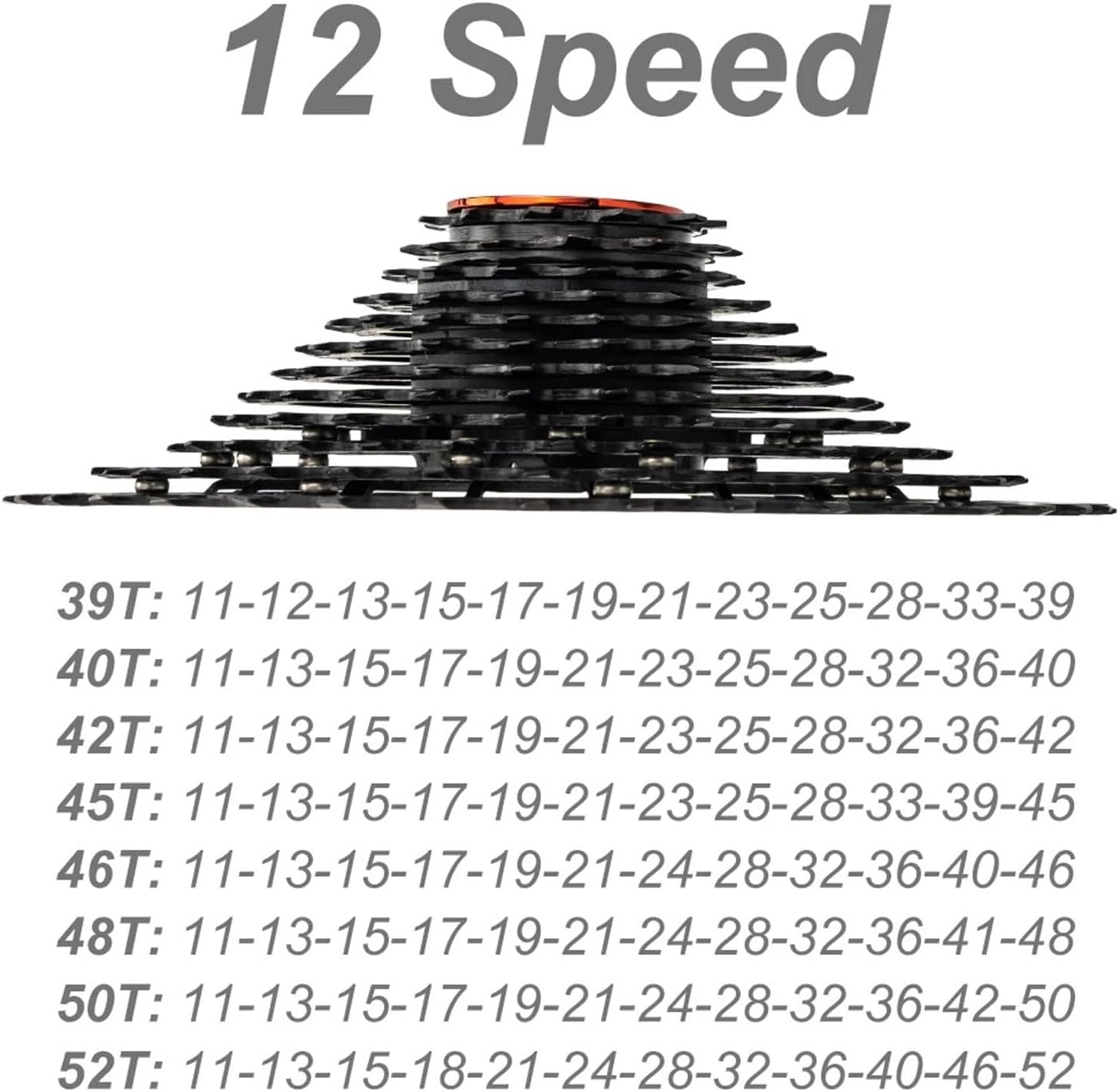 12 Speed Mountain Bike Cassette Steel 12S Freewheel 12speed Bicycle Sprocket Hub Derailleur