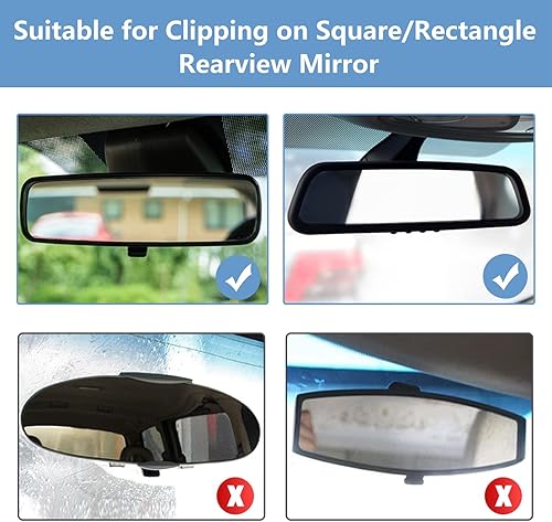 Miniatura 4 de Clip de agarre universal para espejo retrovisor de coche, soporte universal para teléfono celular para iPhone Samsung HTC GPS Smartphone