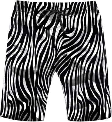Zebra print swim trunks Clearance