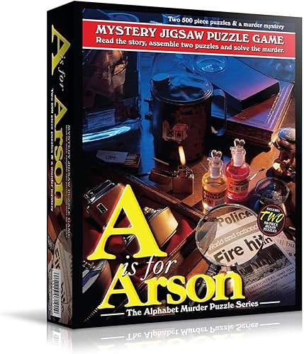 TDC Games Alphabet Mystery - Puzzle 500 piezas diseño de alfabeto