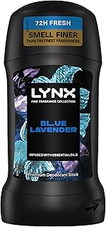 Fine Fragrance Collection Blue Lavender Premium Deodorant Stick Men's Deodorant with a lavender, mint & amber fragrance for 72 hour odour protection 50 ml