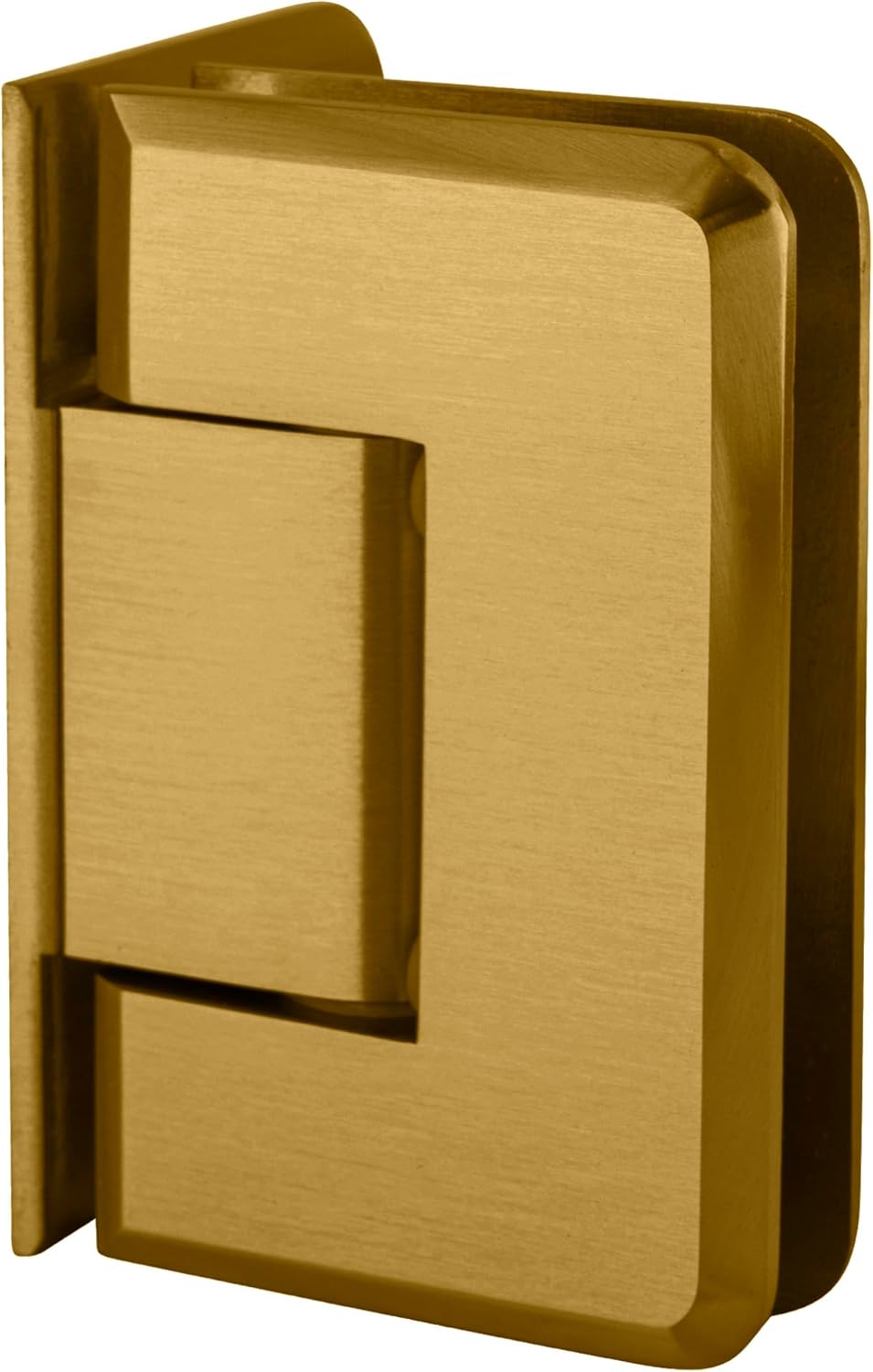 C.R. LAURENCE P1N044BN CRL Brushed Nickel Pinnacle 044 Series Wall Mount Offset Back Plate Hinge