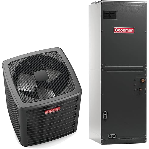 Goodman 3 Ton 14.3 SEER2 Heat Pump System (9-Speed Motor) 21" Wide