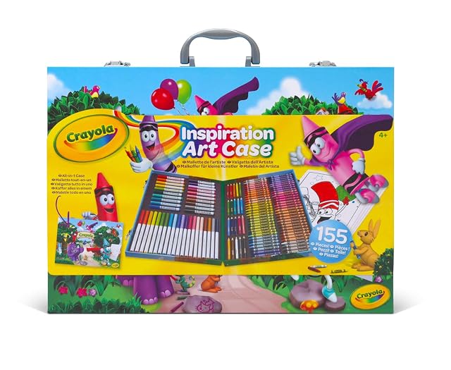 Foto 2 de 7 de CRAYOLA Maletín del Artista; 155 Piezas, Rotuladores Lavables Supertips, Edad 4,5,6+, Actividades Creativas