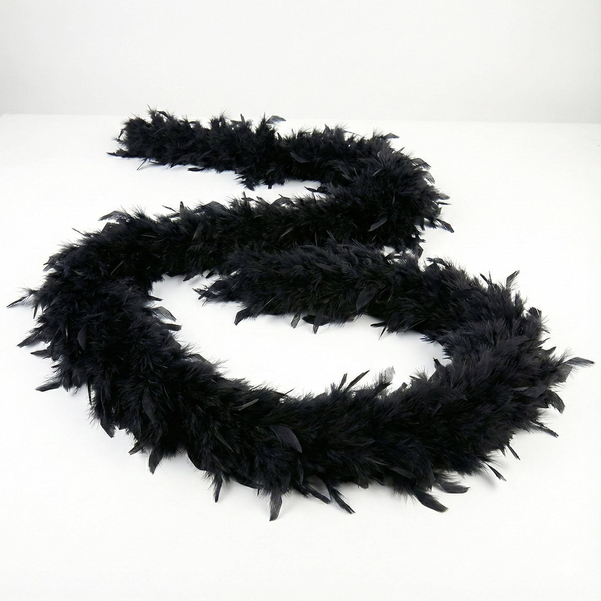 FAIRY TRENDZ Feather Boa (150cm) Fluffy 1920s Accessories for Women, Great Gatsby Flapper Style, Burlesque, Abba Themed Party & Hen Night Fancy Dress Soft Marabou Style Scarf - Image 3