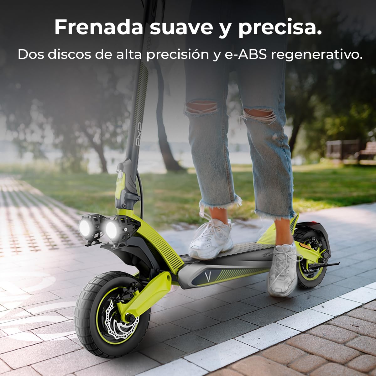 Cecotec Patinetes Eléctricos Homologados Bongo Serie V. 2200W, Autonomía hasta 70km, Doble Suspensión, Ruedas de 10", Sistema de Frenado Doble con Discos, e-ABS, Conexión App