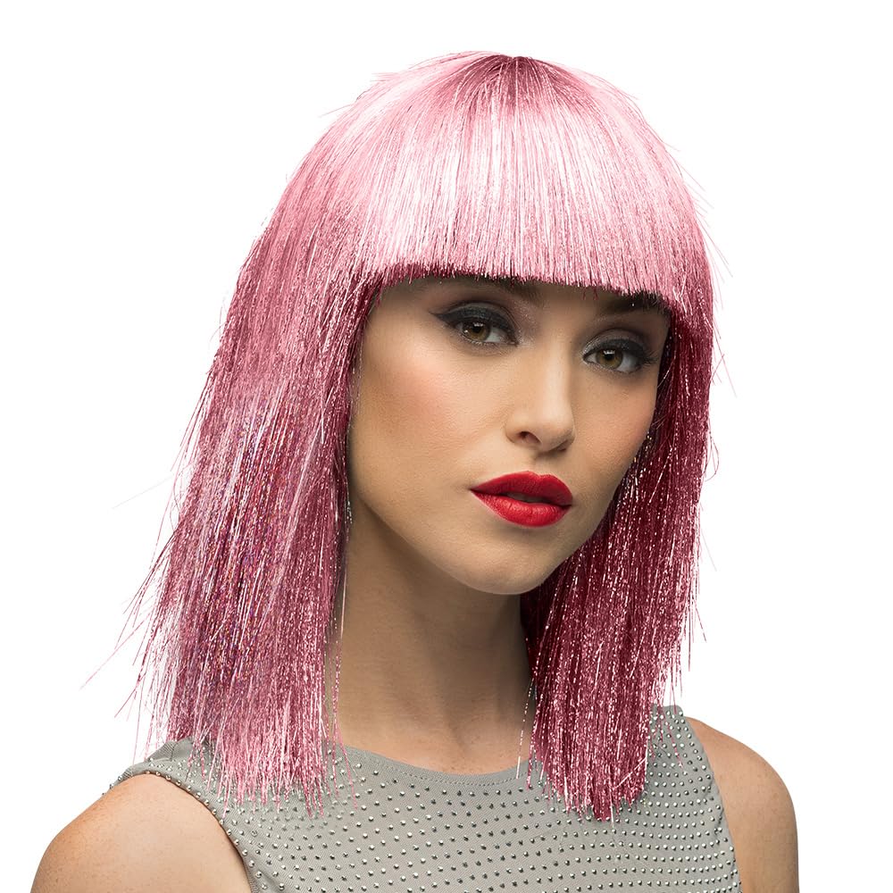 Rubies Women's Iridescent Wig Pink