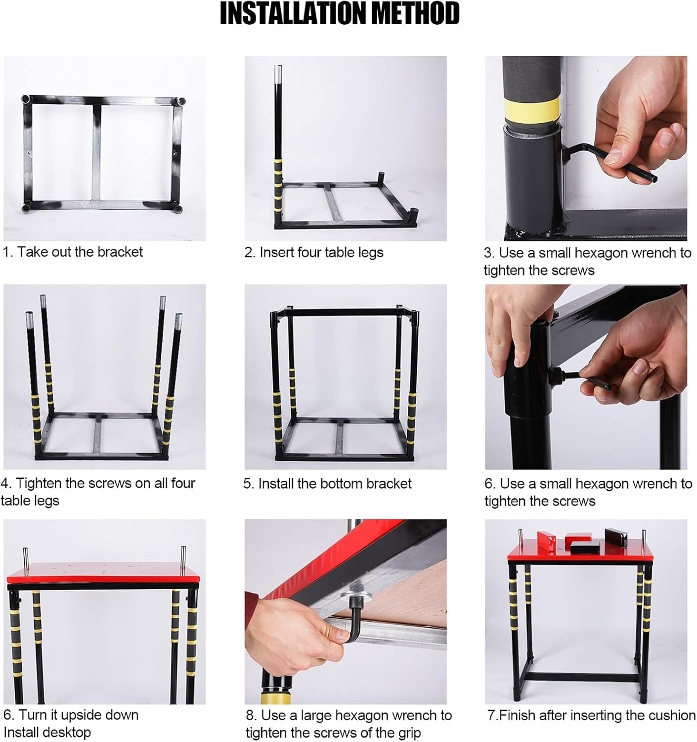 Professional Standard Arm Wrestling Battle Table,Wrist Wrestling Arm Wrestling Muscle Exerciser Equipment for Family Or Office,Gym Club