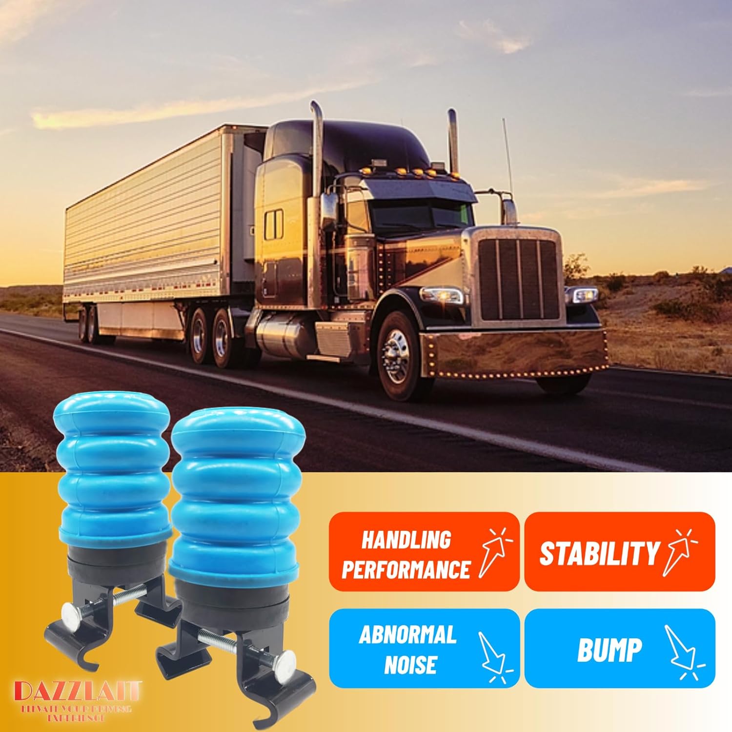 TSS-107-40 | Set of 2 | 3000-5000 Spring-Over Axle Configuration | Left/Right Pair | 1400 (lb) Capacity at 50% Compression |