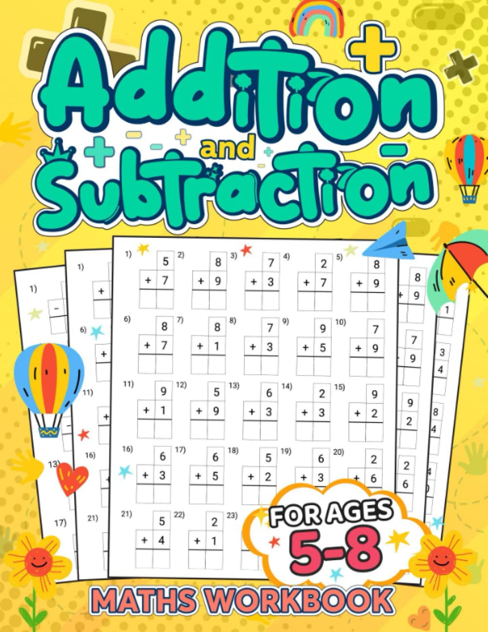 Math Workbook: 5-8 years old, Encourages Skill Building