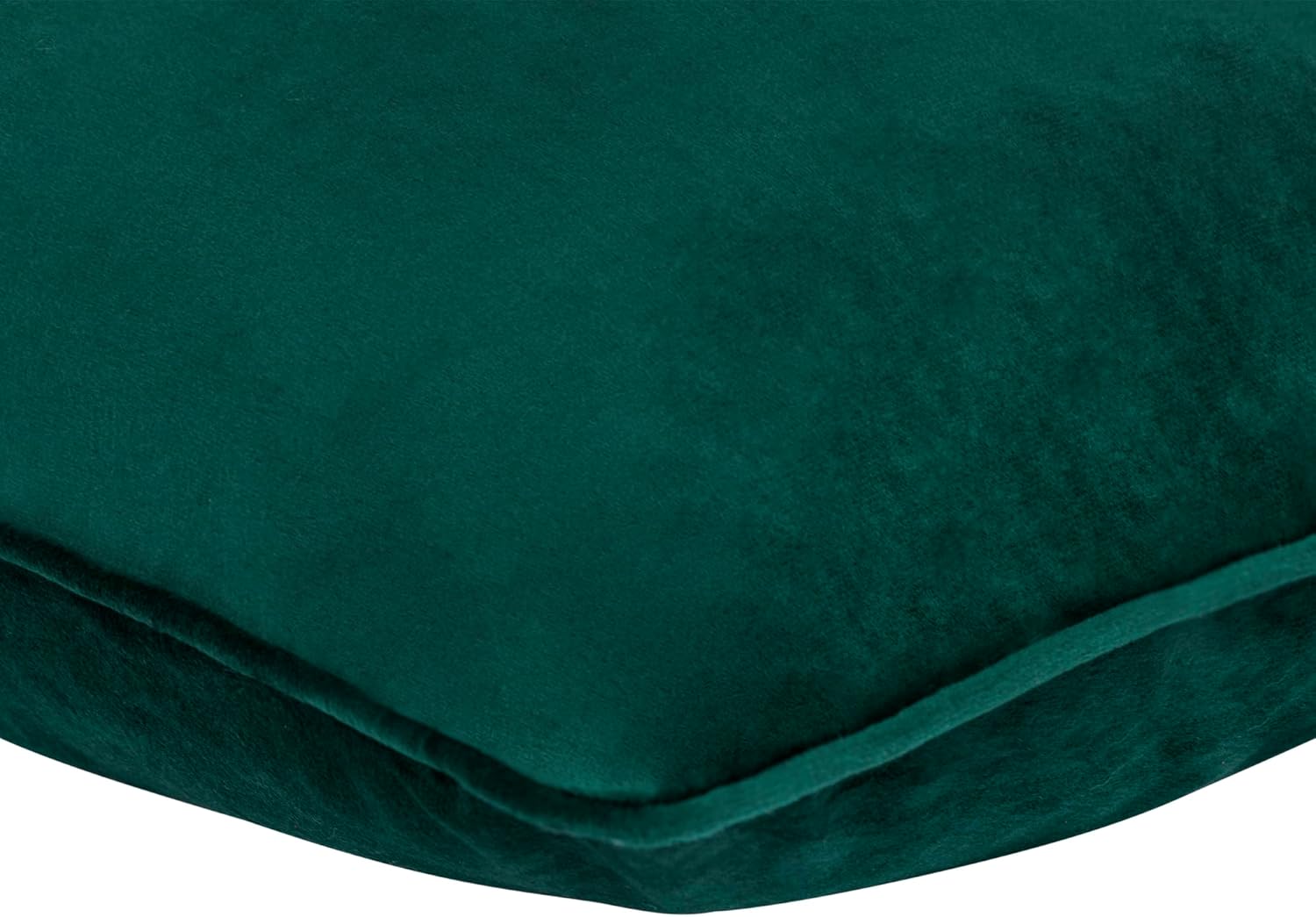 VANT Decorative Throw Pillow – 20” x 20” Square Accent Cushion, Velvet Emerald Green – Soft Luxury Pillow for Sofa, Bed, or Chair