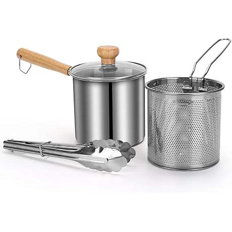 Multi-Functional Mini Deep Fryer Pot for Home