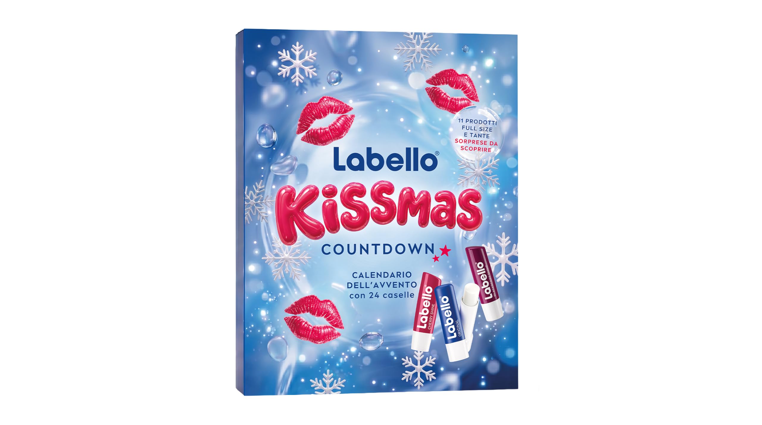 LABELLO CALENDARIO AVVENTO KISSMAS 2026