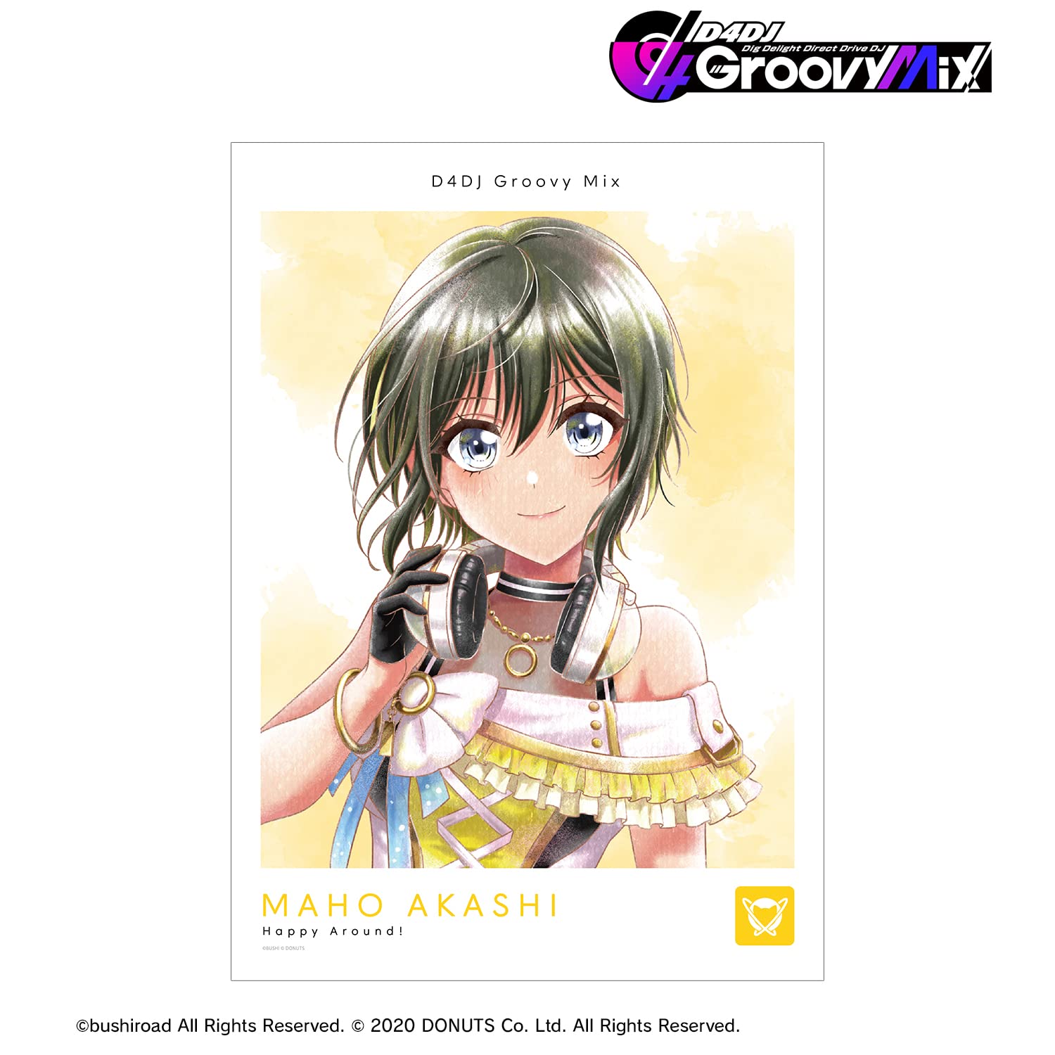 Amazon.co.jp: D4DJ Groovy Mix 明石真秀 Ani Art aqua label 第2弾 A3