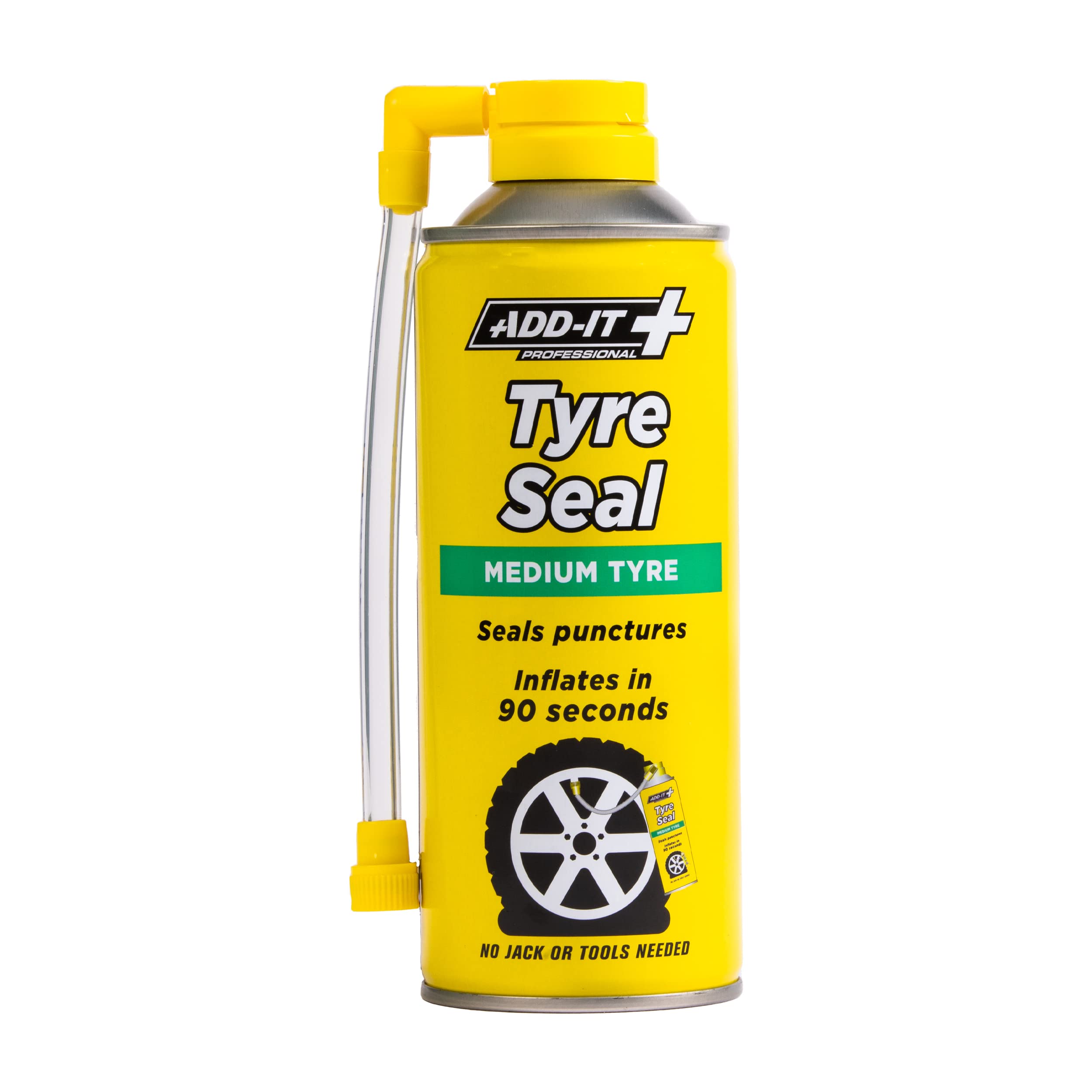 ADD ITAdd-It Tyre Seal, Emergency Puncture Repair, Medium Tyre, 400 ml