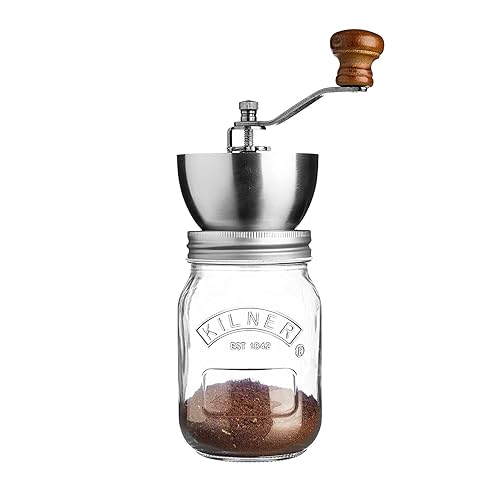 Kilner Molinillo de café y tarro de conservas