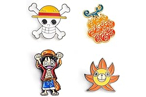 Fight Anime Enamel Pins (4 Pcs), Anime Lapel Pin