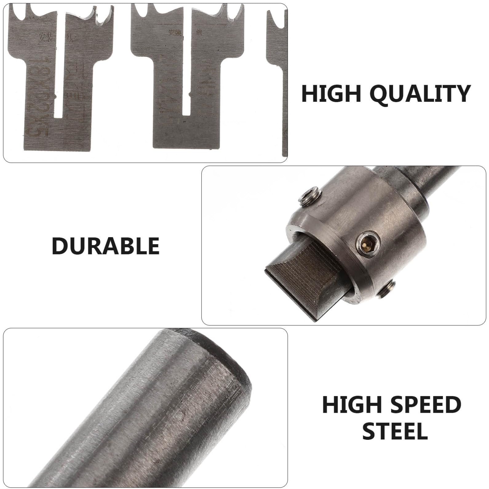 NOLITOY Punte da Trapano ad Anello in Acciaio per Legno Duro, Kit Utensili Fresatrice per Lavorazione Legno, Creatore Anelli di Precisione per Sculture e Artigianato, Set Professionale