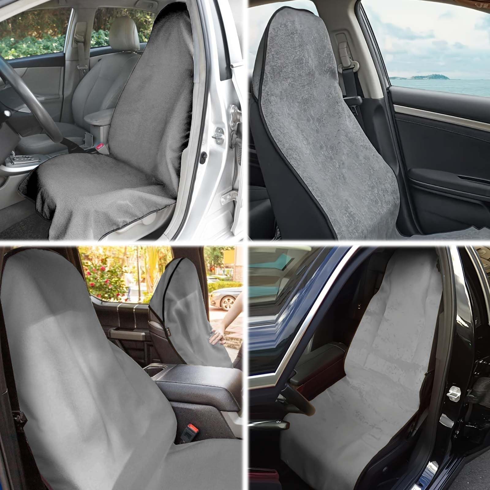 Universale Auto Impermeabile Coprisedili Anteriori,Coprisedile universale,Coprisedile per Auto universale,Coprisedile Auto,Cuscino per sedile sportivo, cuscino in asciugamano assorbente per il sudore